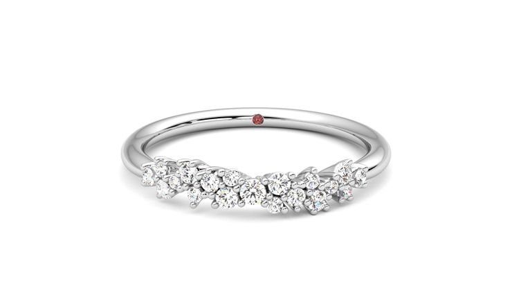 Taylor & Hart Alba Wedding Ring 360 degree image 29