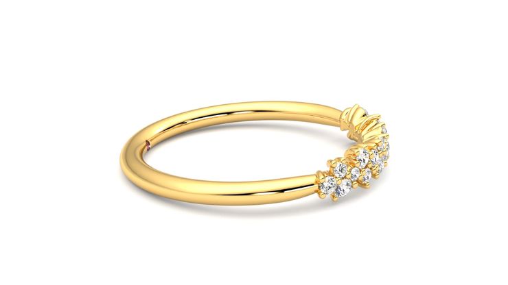 Taylor & Hart Alba Wedding Ring 360 degree image 9