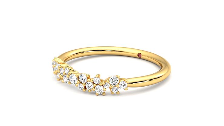 Taylor & Hart Alba Wedding Ring 360 degree image 24