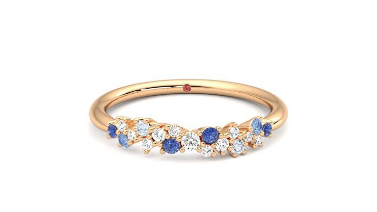 Taylor & Hart Alba Wedding Ring 360 degree image 1