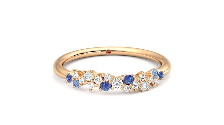 Taylor & Hart Alba Wedding Ring 360 degree image 2