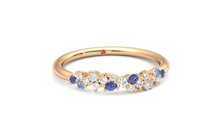 Taylor & Hart Alba Wedding Ring 360 degree image 3