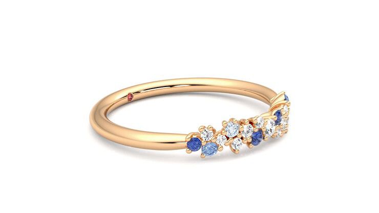 Taylor & Hart Alba Wedding Ring 360 degree image 7