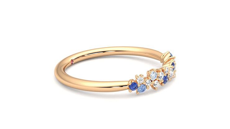 Taylor & Hart Alba Wedding Ring 360 degree image 8