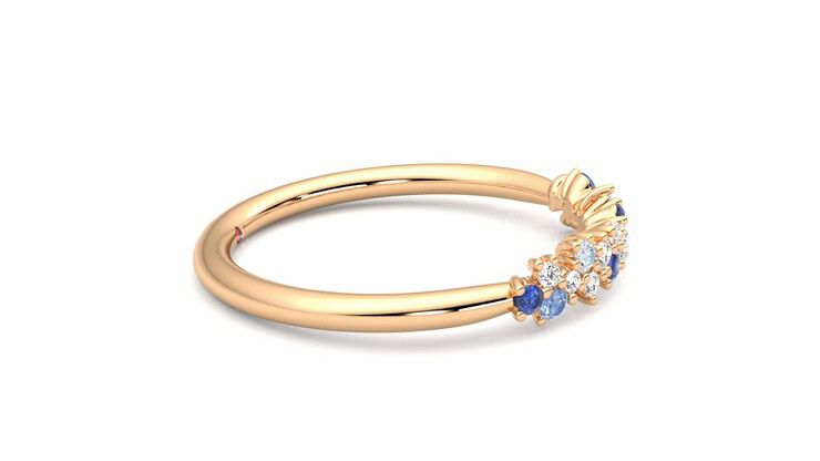 Taylor & Hart Alba Wedding Ring 360 degree image 9