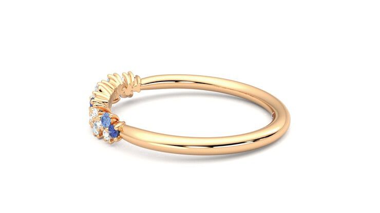 Taylor & Hart Alba Wedding Ring 360 degree image 20