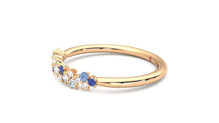 Taylor & Hart Alba Wedding Ring 360 degree image 22