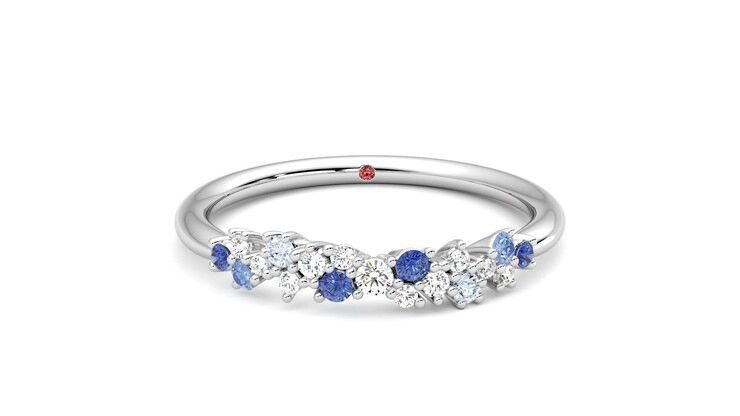 Taylor & Hart Alba Wedding Ring 360 degree image 1