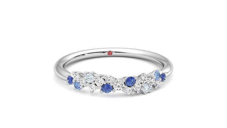 Taylor & Hart Alba Wedding Ring 360 degree image 2
