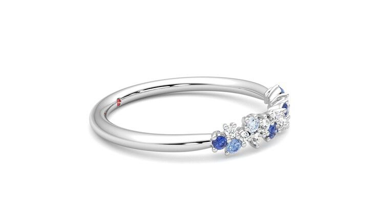 Taylor & Hart Alba Wedding Ring 360 degree image 8