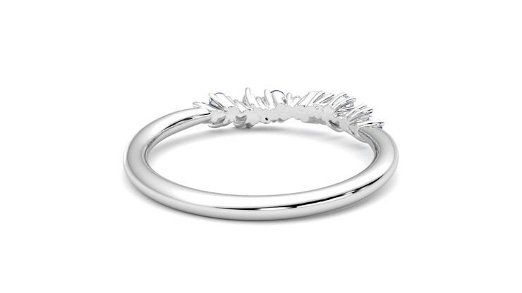 Taylor & Hart Alba Wedding Ring 360 degree image 14