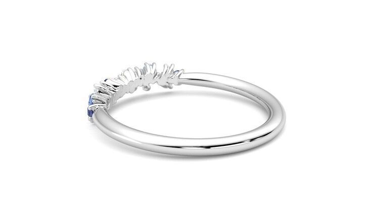 Taylor & Hart Alba Wedding Ring 360 degree image 18