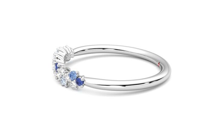 Taylor & Hart Alba Wedding Ring 360 degree image 21
