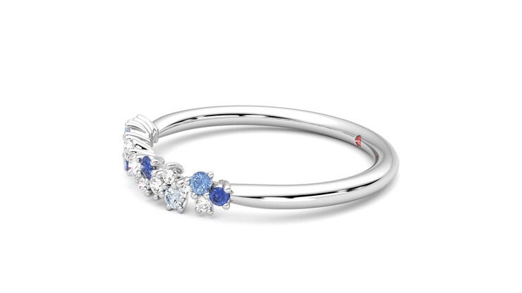 Taylor & Hart Alba Wedding Ring 360 degree image 22