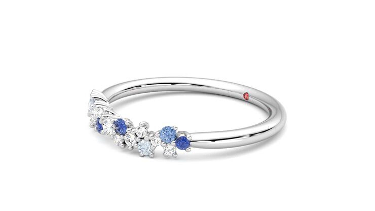Taylor & Hart Alba Wedding Ring 360 degree image 23