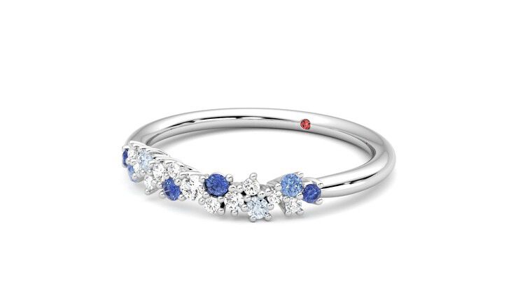 Taylor & Hart Alba Wedding Ring 360 degree image 25
