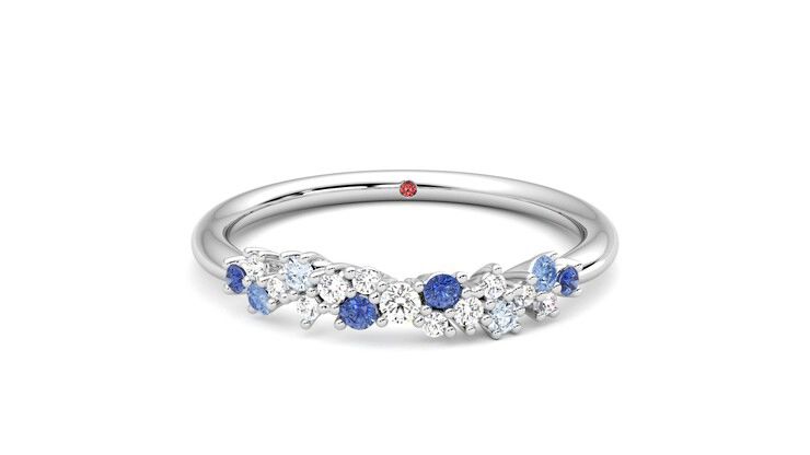 Taylor & Hart Alba Wedding Ring 360 degree image 29