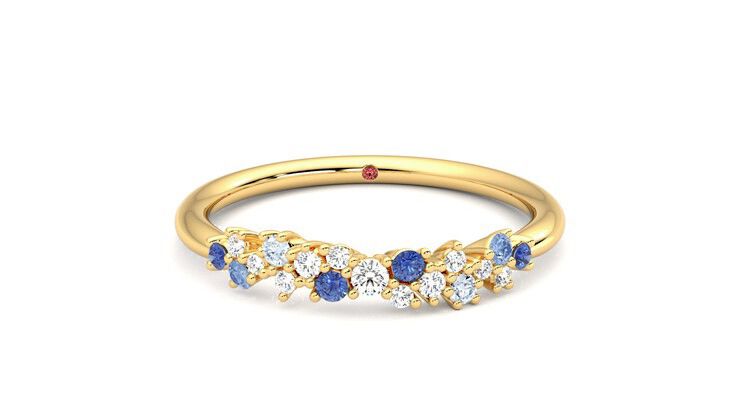 Taylor & Hart Alba Wedding Ring 360 degree image 0