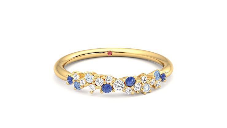 Taylor & Hart Alba Wedding Ring 360 degree image 2