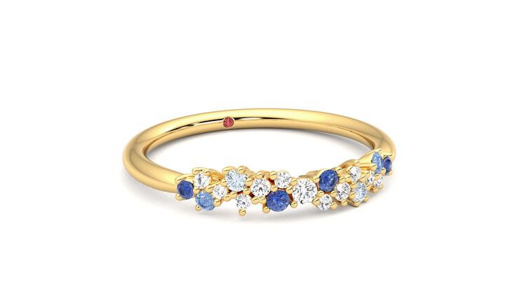 Taylor & Hart Alba Wedding Ring 360 degree image 4