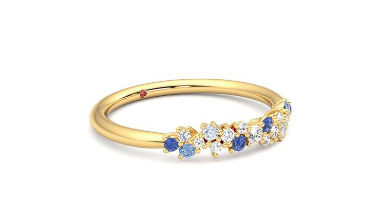 Taylor & Hart Alba Wedding Ring 360 degree image 6