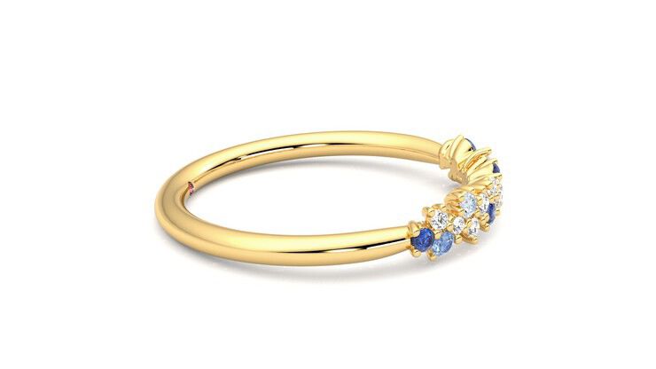 Taylor & Hart Alba Wedding Ring 360 degree image 9