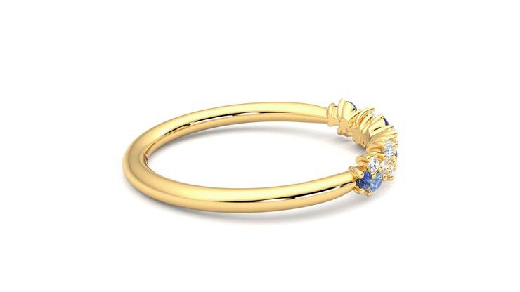 Taylor & Hart Alba Wedding Ring 360 degree image 10