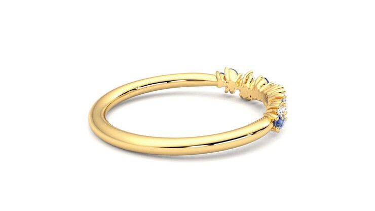 Taylor & Hart Alba Wedding Ring 360 degree image 11