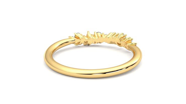 Taylor & Hart Alba Wedding Ring 360 degree image 14