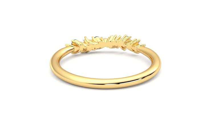 Taylor & Hart Alba Wedding Ring 360 degree image 15