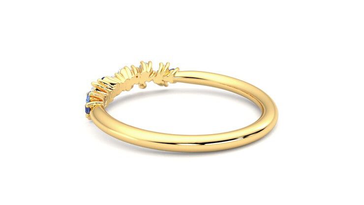 Taylor & Hart Alba Wedding Ring 360 degree image 18