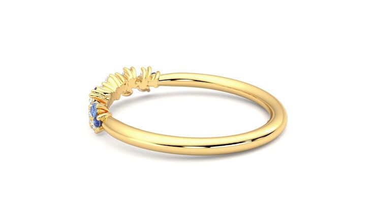 Taylor & Hart Alba Wedding Ring 360 degree image 19