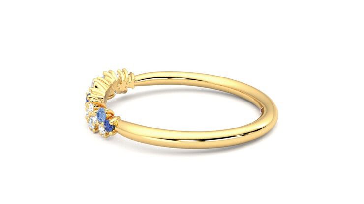 Taylor & Hart Alba Wedding Ring 360 degree image 20