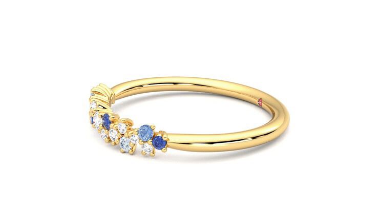 Taylor & Hart Alba Wedding Ring 360 degree image 22
