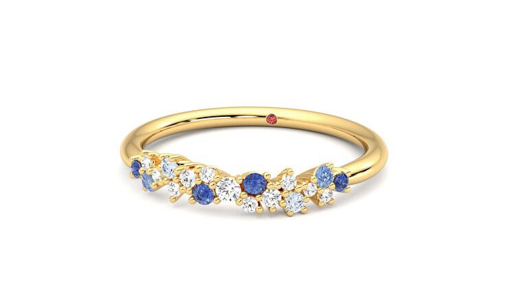 Taylor & Hart Alba Wedding Ring 360 degree image 27
