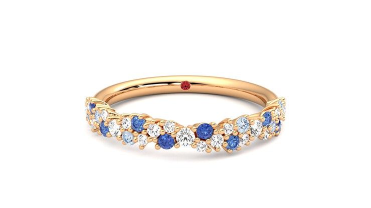 Taylor & Hart Alba Wedding Ring 360 degree image 0