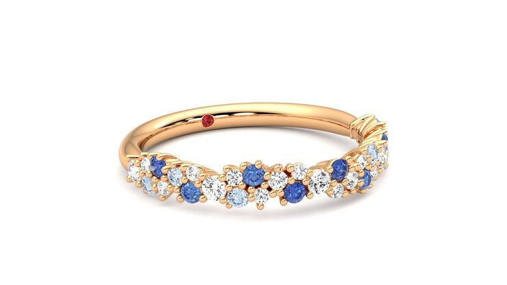 Taylor & Hart Alba Wedding Ring 360 degree image 5
