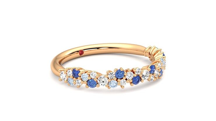 Taylor & Hart Alba Wedding Ring 360 degree image 6