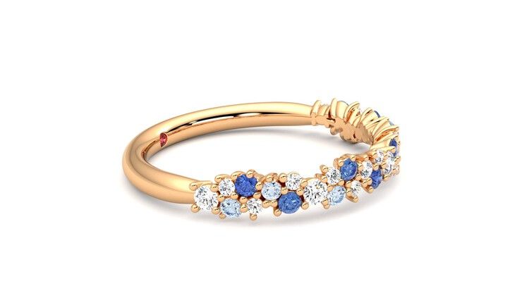 Taylor & Hart Alba Wedding Ring 360 degree image 8