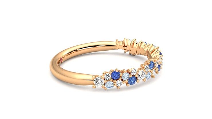 Taylor & Hart Alba Wedding Ring 360 degree image 9