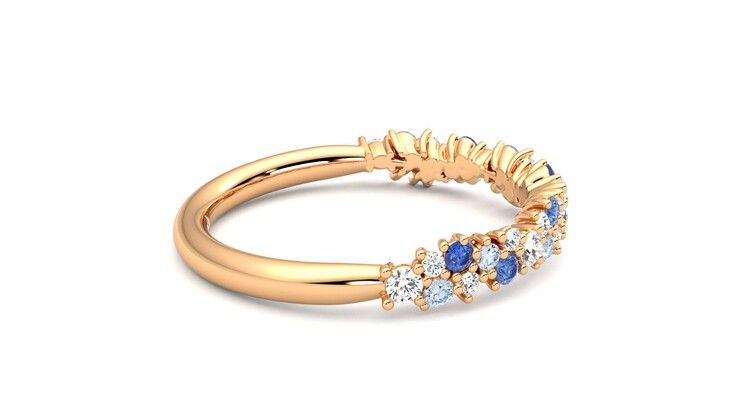 Taylor & Hart Alba Wedding Ring 360 degree image 10