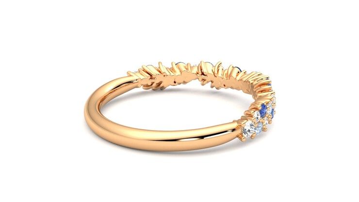 Taylor & Hart Alba Wedding Ring 360 degree image 12