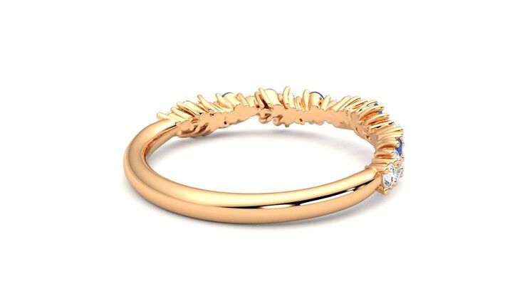 Taylor & Hart Alba Wedding Ring 360 degree image 13