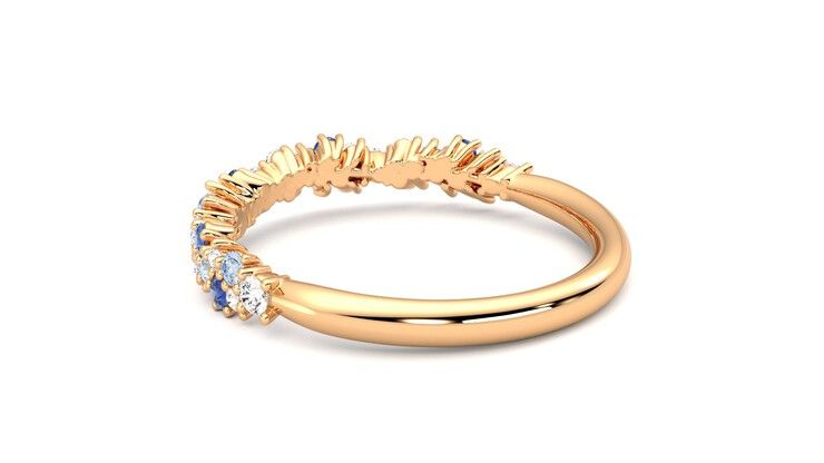 Taylor & Hart Alba Wedding Ring 360 degree image 18