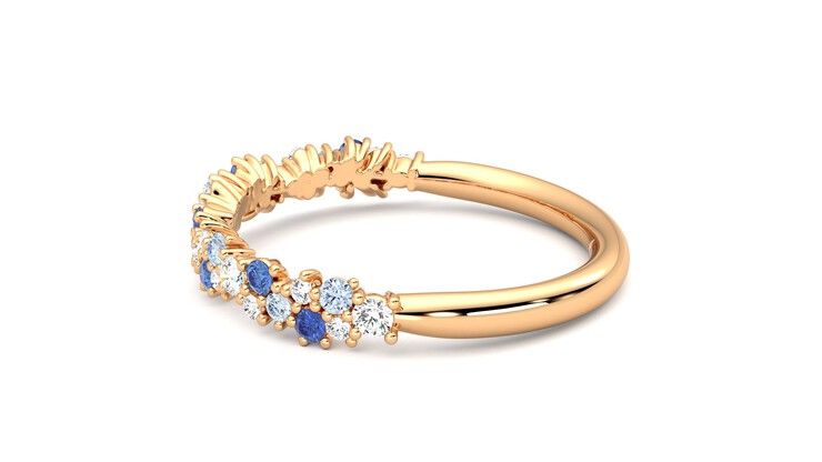 Taylor & Hart Alba Wedding Ring 360 degree image 20