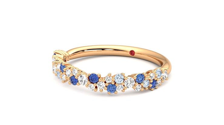 Taylor & Hart Alba Wedding Ring 360 degree image 25