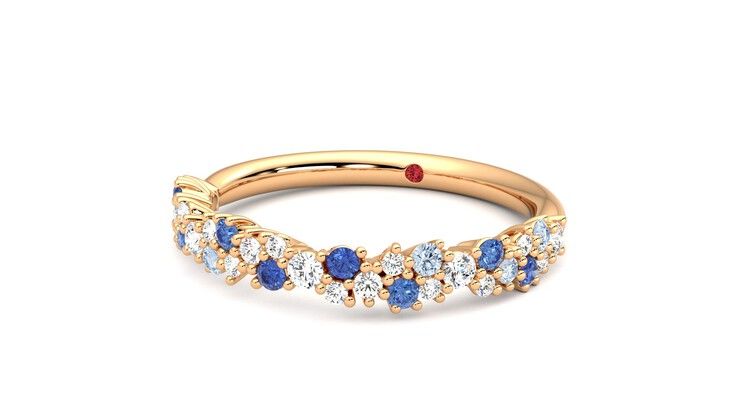 Taylor & Hart Alba Wedding Ring 360 degree image 26