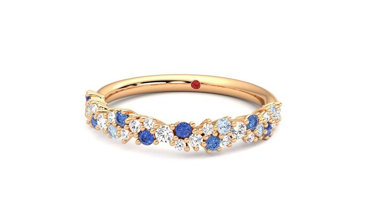Taylor & Hart Alba Wedding Ring 360 degree image 27