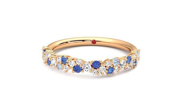 Taylor & Hart Alba Wedding Ring 360 degree image 28