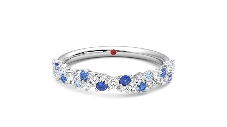 Taylor & Hart Alba Wedding Ring 360 degree image 0